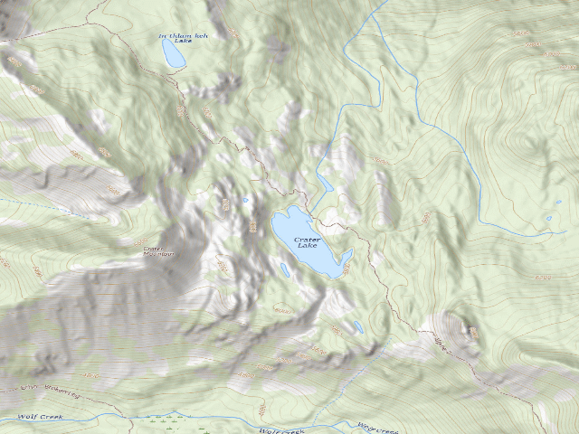 USGS topographic map of Crater_Lake_012