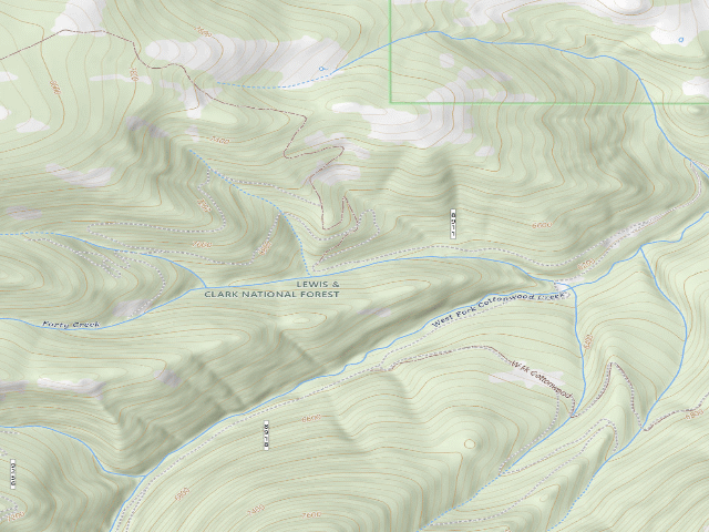 USGS topographic map of Crazies 8911-202