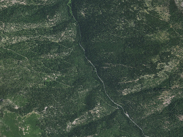 Aerial image of Crescent Campground
