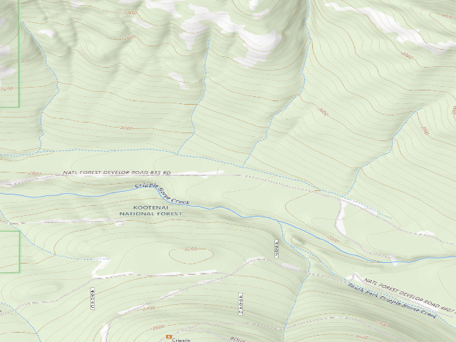 USGS topographic map of Cripple Cripple Horse Meadow Site 5
