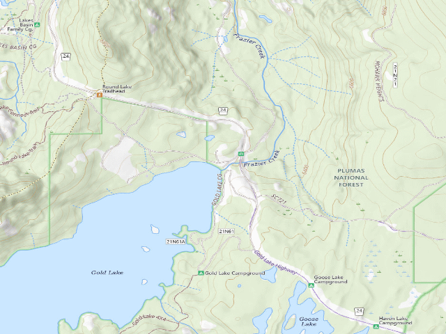 USGS topographic map of Crocker Family Cg.