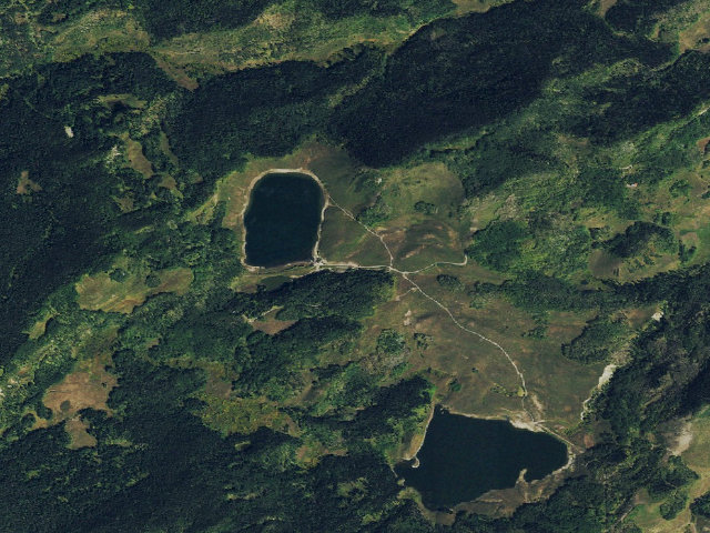 Aerial image of Crosho Lake