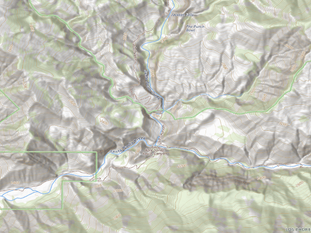 USGS topographic map of Cross Camp
