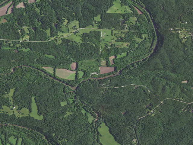 Aerial image of Cross Timbers Access