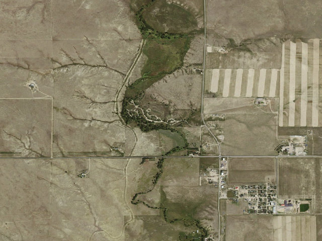 Aerial image of Crow Valley