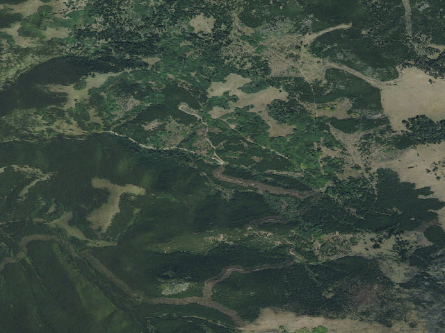 Aerial image of Crystal Creek Rd 4017