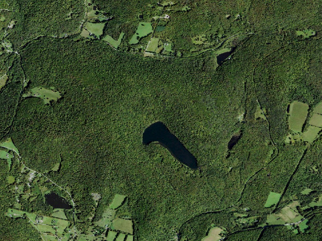 Aerial image of Crystal Lake Campsite 11 [DEC #7217] (Crystal Lake Wild Forest)