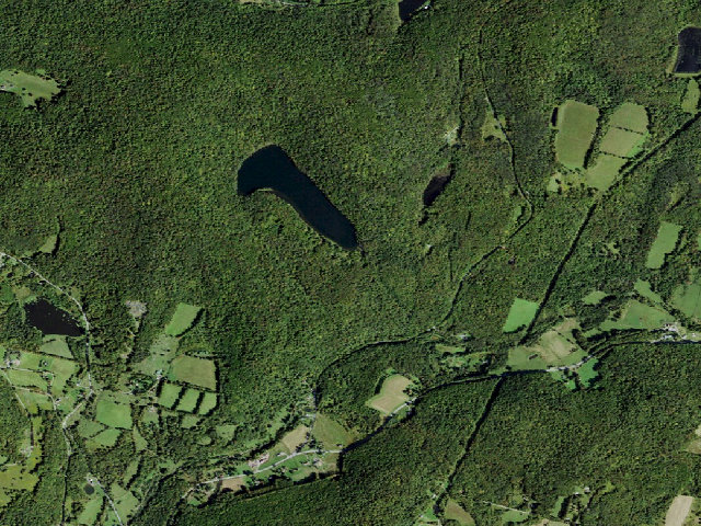 Aerial image of Crystal Lake Campsite 3 [DEC #7219] (Crystal Lake Wild Forest)