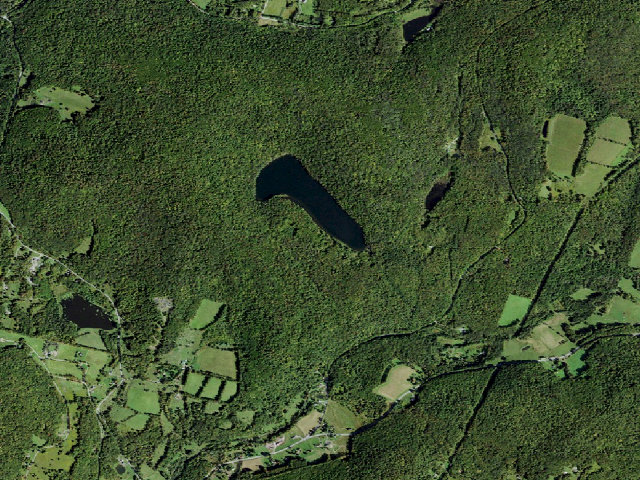Aerial image of Crystal Lake Campsite 8 [DEC #7214] (Crystal Lake Wild Forest)