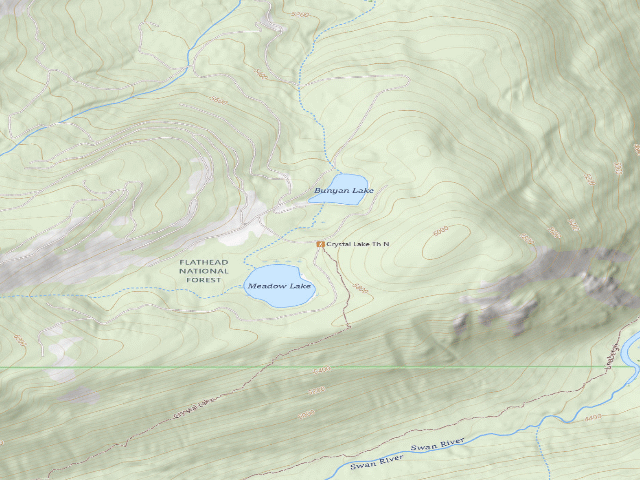 USGS topographic map of Crystal/Lindbergh