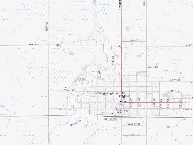 USGS topographic map of Crystal Park (Miller City Park)