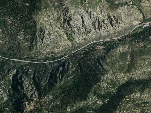 Aerial image of Crystal Springs Campground