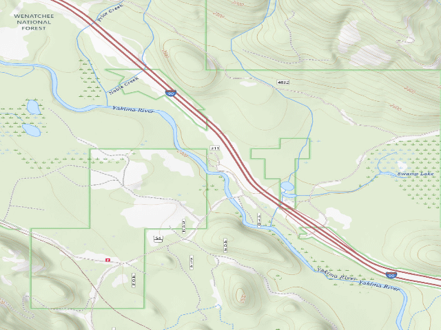 USGS topographic map of Crystal Springs