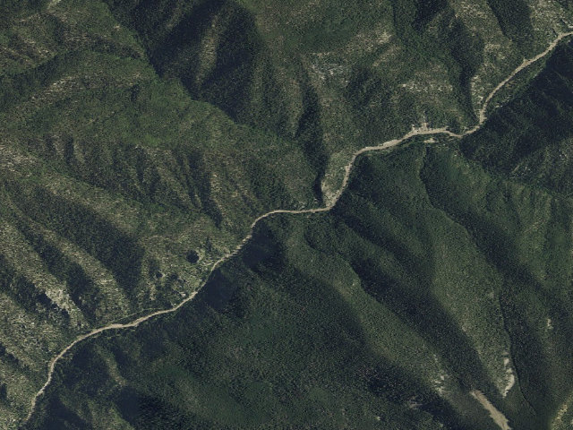 Aerial image of Cuchilla Campground