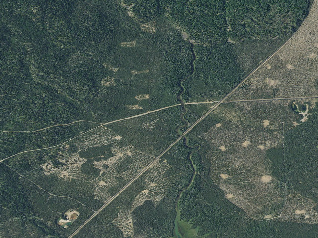 Aerial image of Cultus Corral