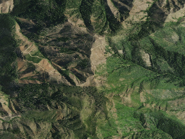 Aerial image of Curl Ridge Jeep