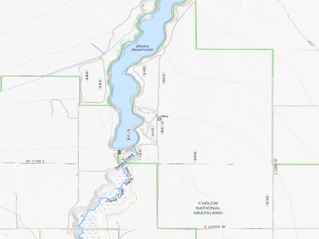 USGS topographic map of Curlew