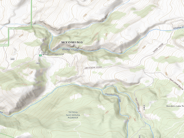 USGS topographic map of Curtis 1