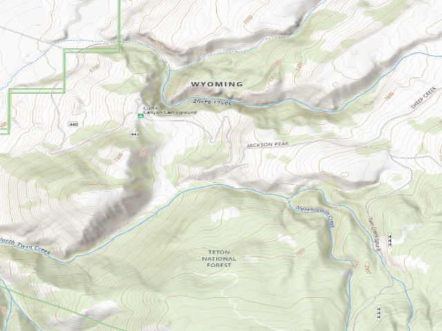 USGS topographic map of Curtis 1A