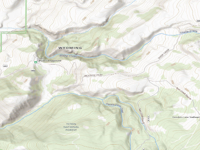 USGS topographic map of Curtis 4
