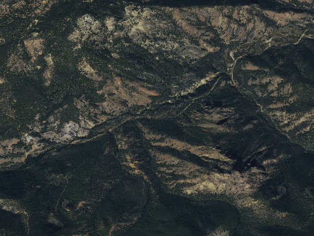 Aerial image of Custer #1 Campground