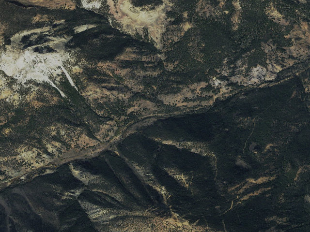 Aerial image of Custer #2 Camping Area