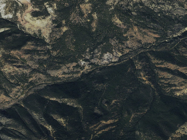Aerial image of Custer #3 Camping Area