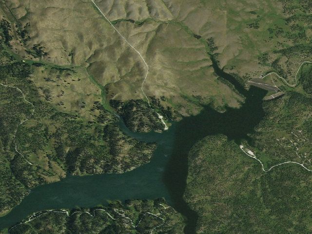 Aerial image of Custer Trail - USFS
