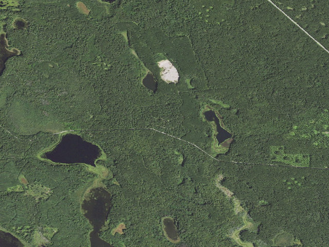 Aerial image of Cutfoot Horse Camp