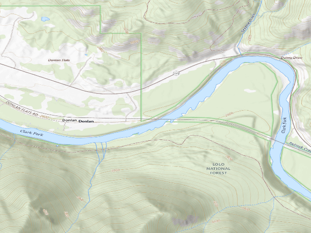 USGS topographic map of Cutoff Misc-002