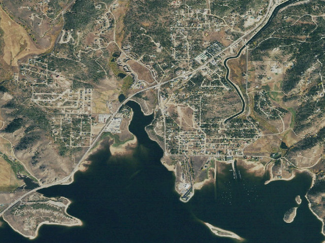 Aerial image of Cutthroat Bay