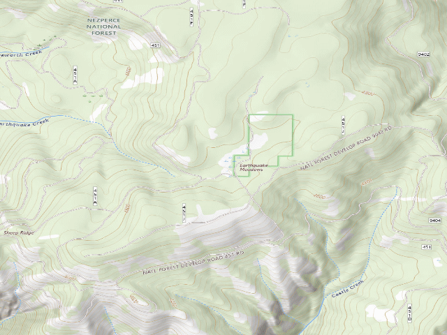 USGS topographic map of Cw76808Ard-001