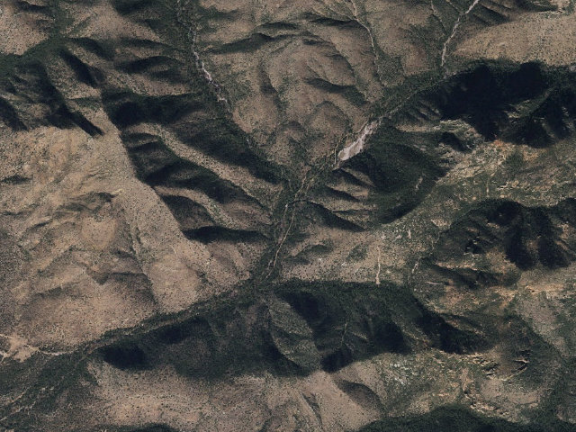 Aerial image of Cypress Park Campground