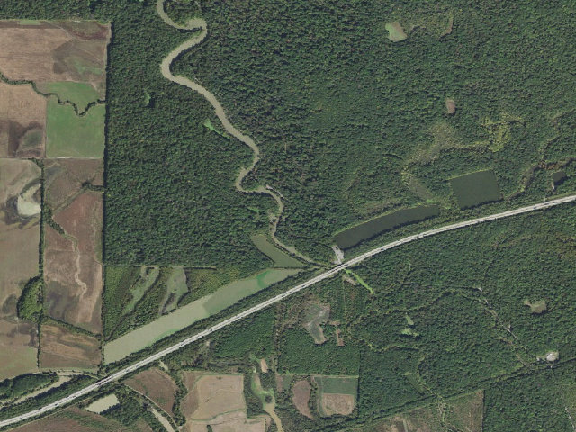 Aerial image of Dagmar Camping Area #13