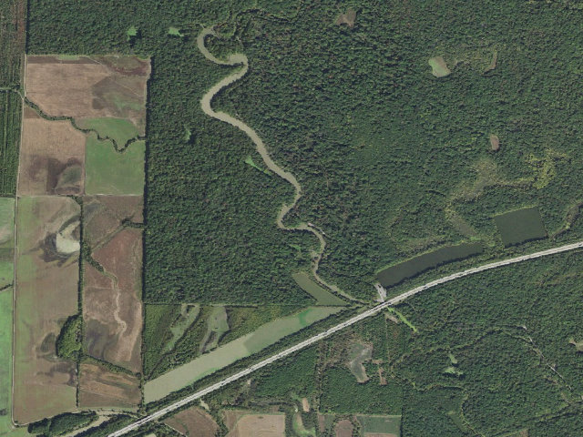 Aerial image of Dagmar Camping Area #7