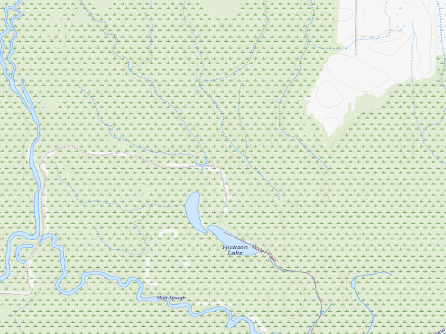 USGS topographic map of Dagmar Camping Area #8