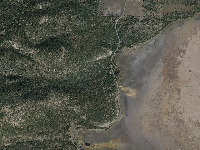 Aerial image of Dairy Springs Campground