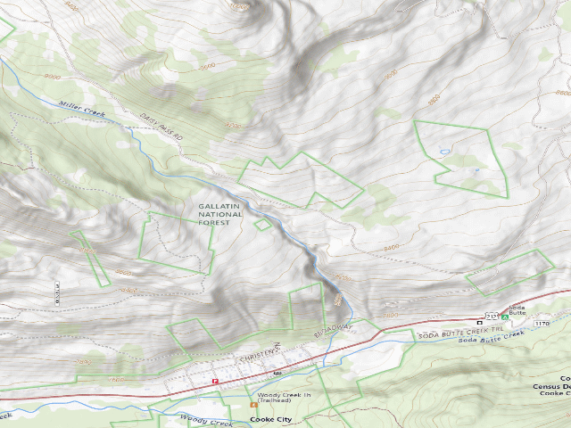 USGS topographic map of Daisy-001
