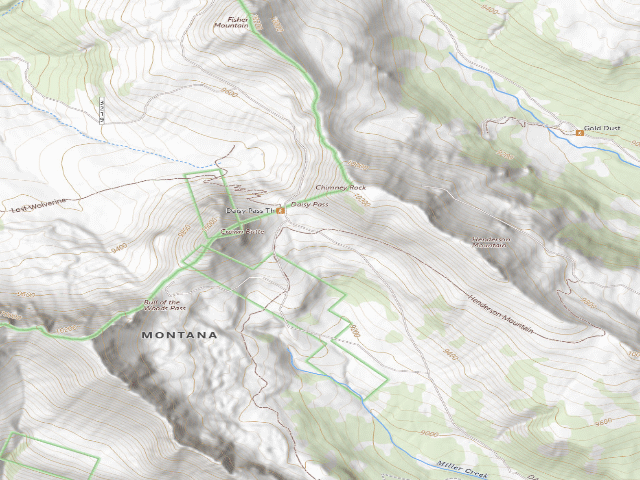 USGS topographic map of Daisy-002