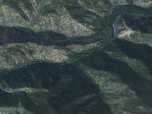 Aerial image of Dalles Campground