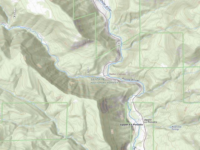 USGS topographic map of Dalton Dispersed