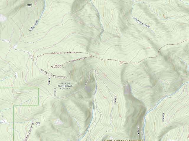 USGS topographic map of Dalton-Rd 329-107