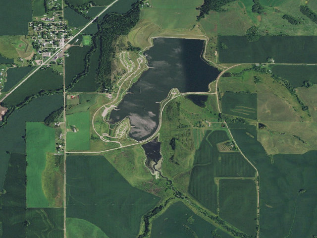 Aerial image of Danish Alps SRA