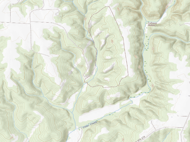 USGS topographic map of Danville Conservation Area