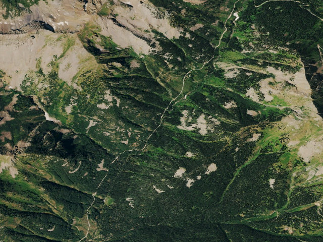 Aerial image of Darby Campground