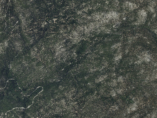 Aerial image of Dark Canyon Campground