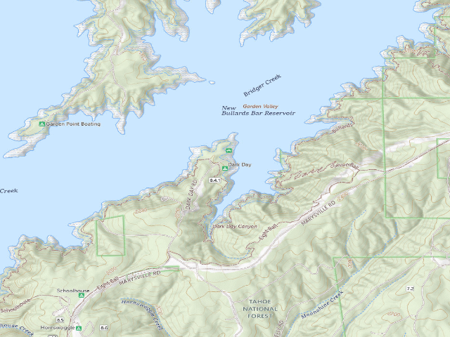 USGS topographic map of Dark Day