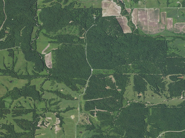 Aerial image of Dark Hollow Natural Area