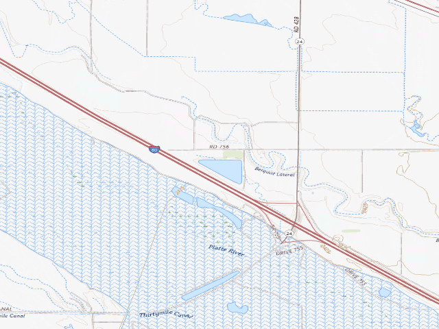 USGS topographic map of Darr WMA