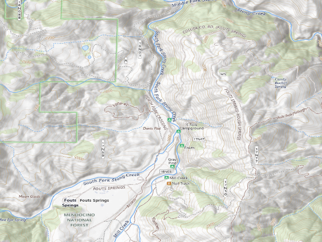USGS topographic map of Davis Flat